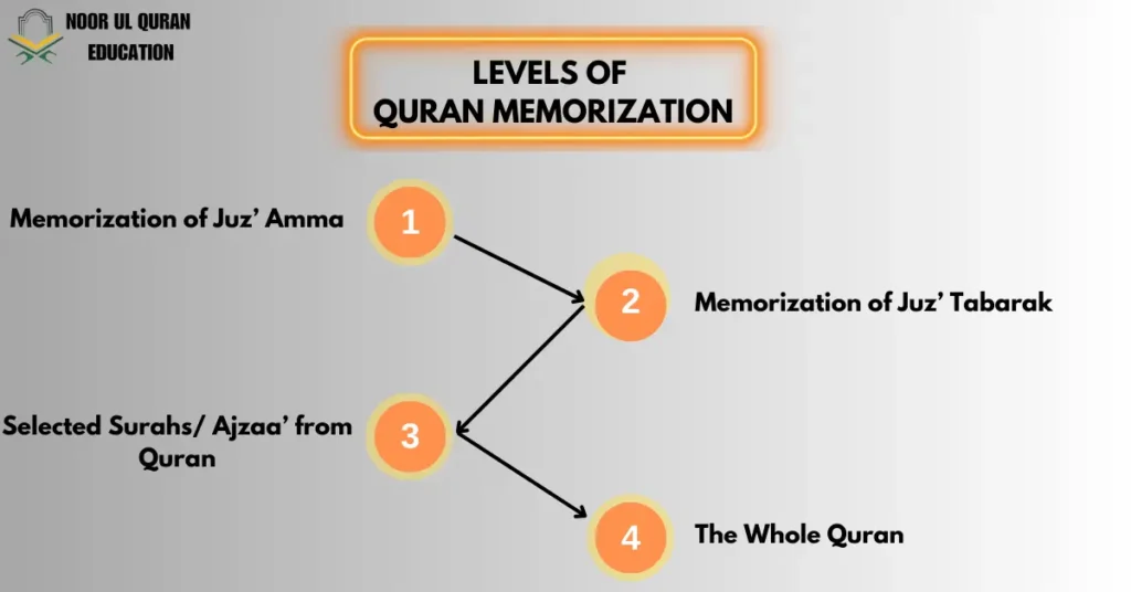 Levels of Quran Memorization