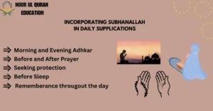 Integrating SubhanAllah In Daily Supplications